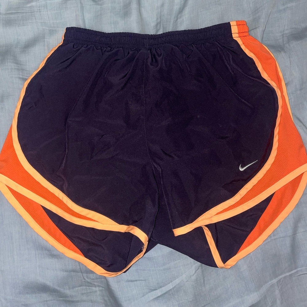 Dark purple Nike running shorts
